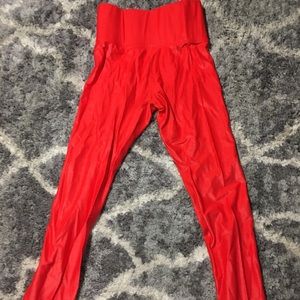 NWOT never worn super high waisted shiny leggings